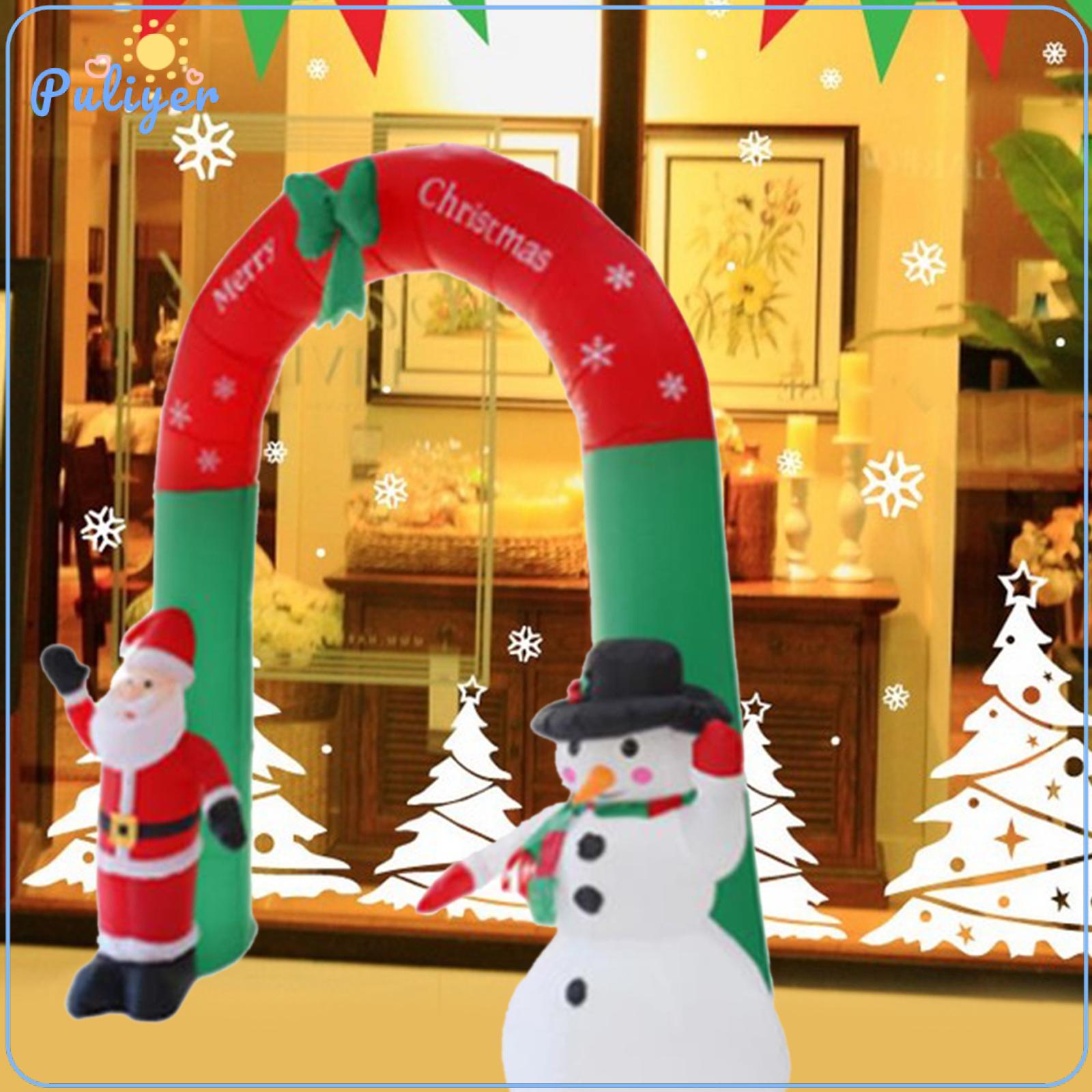 Kesoto Santa Claus Snowman Arch Decoration Props Blower Nativity 8 Feet Art Inflatable for Christmas Archway US Plug ราคา 1,520 บาท*ส่งฟรี