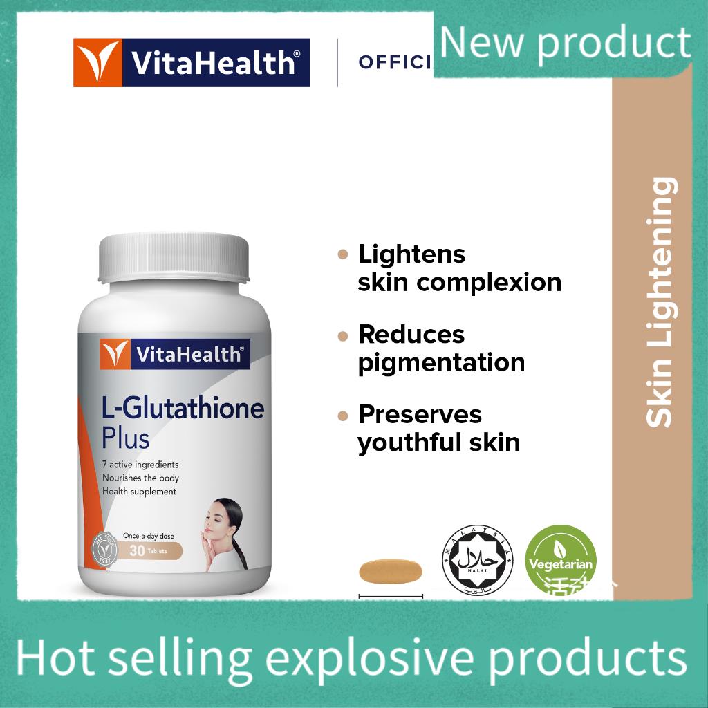 harga l-glutathione vitahealth Plus 30C X 2 (Bc) L-Glutathione | VitalMe