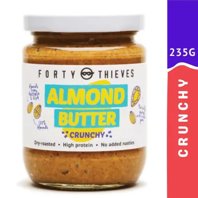 FORTY THIEVES Almond Butter Crunchy – 235g