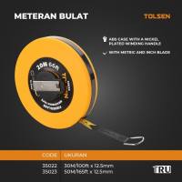 TOLSEN Meteran Gulung Bulat Rol 30M 50M Alat Ukur 35022 35023