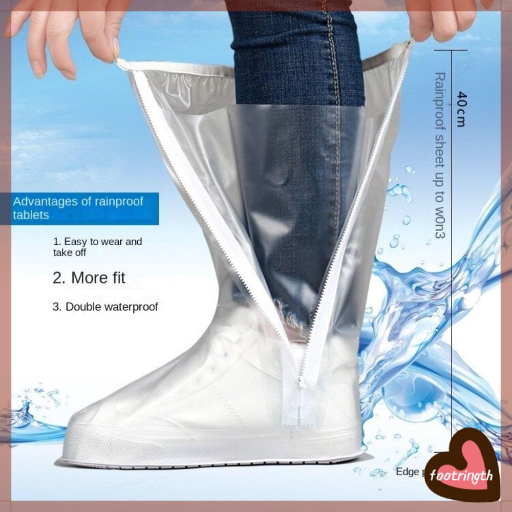 FOOTRINGTH 1pair Rainy Day Waterproof Shoe Covers Wear