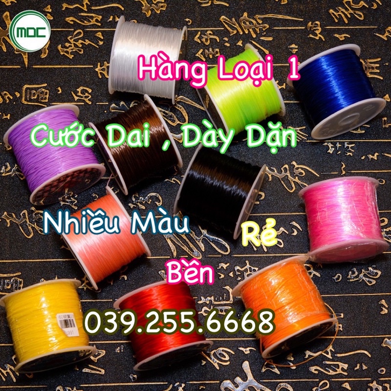 Cước chun xâu vòng tay 100m mẫu mới 2021 cước chun xâu vòng tay giá sỉ