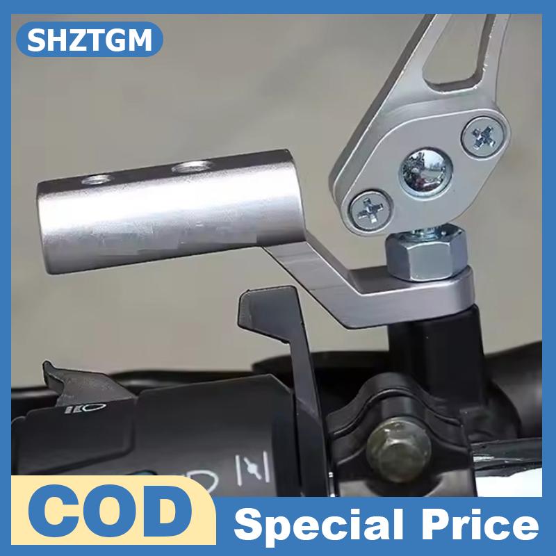 SHZTGM 1pcs Motorcycle Rearview Mirror Expander Bracket High Quality Universal Adapter Holder Mount Motorbike Bike Accessories