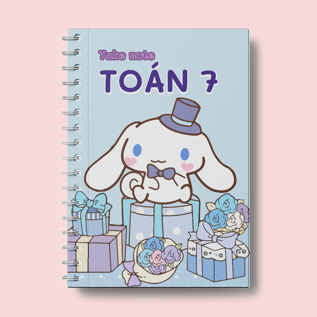Sổ giấy lò xo take note toán 7 tuanviet books cỡ a5