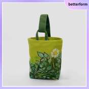 BETTERFORM Retro Bucket Bag - Colorful Oil Painting Design