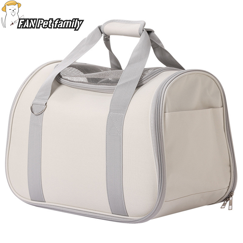 Pet Carrier Bags With Breathable Mesh Large Capacity Shoulder Bag Handbag