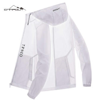 quần áo chống nắng nam giới thường có mũ trùm đầu ngoại cỡ Thanh Niên quần áo chống nắng quần áo da nam