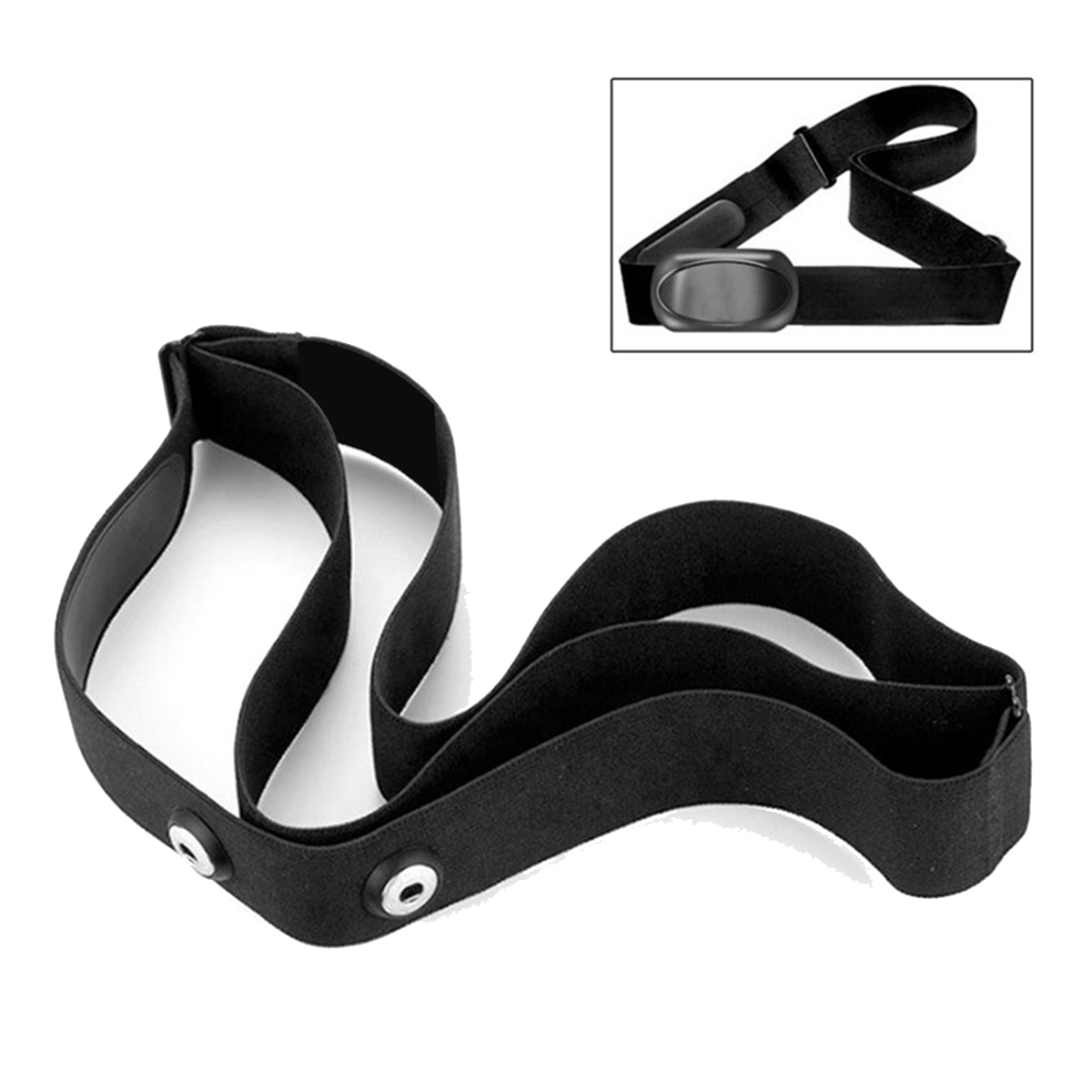 5 PCS Chest Belt Strap Adjustable Elastic Strap Plastic for Polar Wahoo Garmin for Sports Wireless Heart Rate Monitor Elastic Soft Strap Band