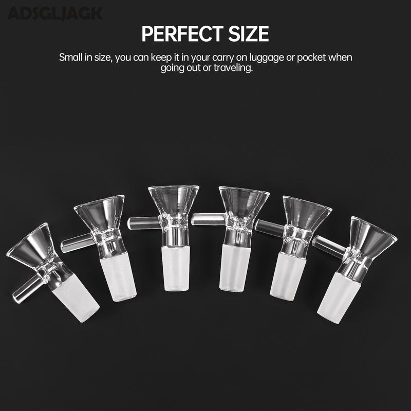 Xách Tay Sạch Phễu 6Pcs Kính Phễu Nặng-Nhiệm Vụ Làm Sạch Phễu Với bàn chải làm sạch Dễ dàng Để Làm Sạch Thủy Tinh Phễu Với Xử Lý
