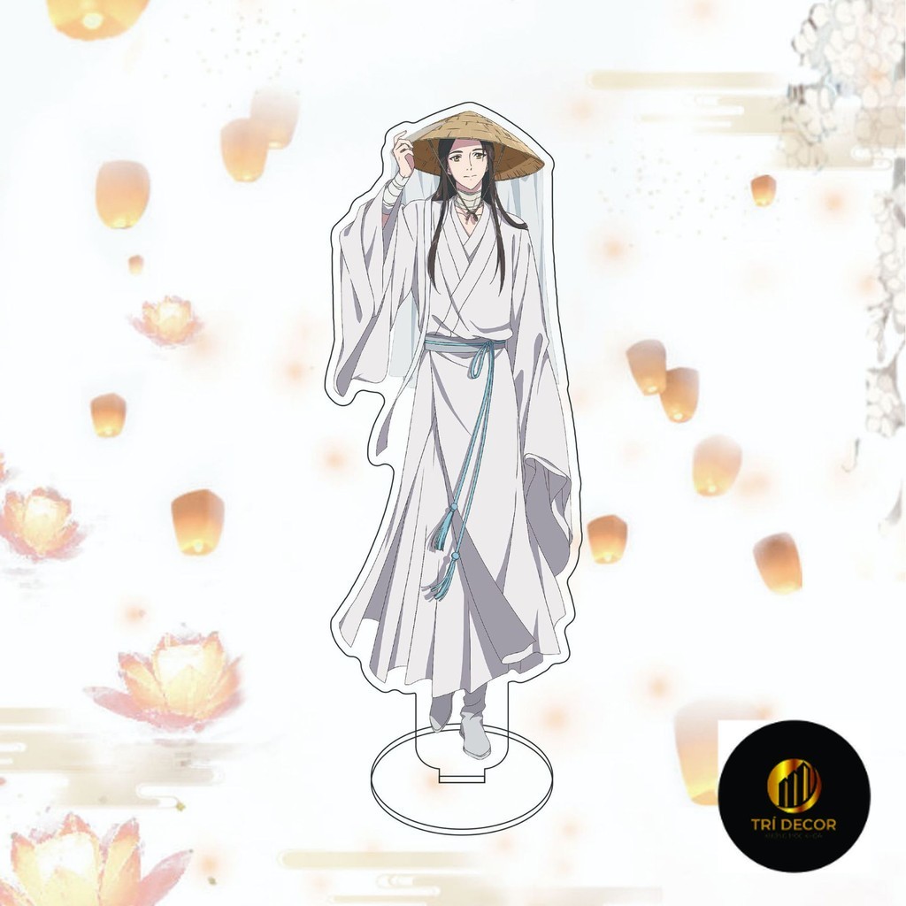 Móc Khoá, Mô Hình Standee Tian Guan Ci Fu Man Heaven Officials Blessing Trang Trí Bàn Học, Làm Việc trí decor shop