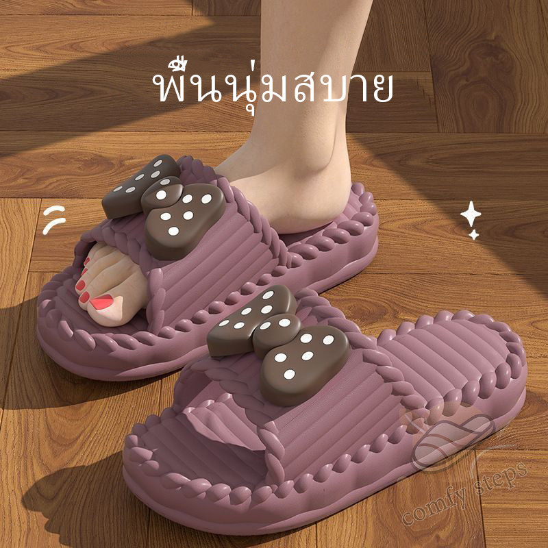 Soft Comfortable Slippers Thick Soles Non-Slip Indoor Outdoor Bathroom Summer 2025