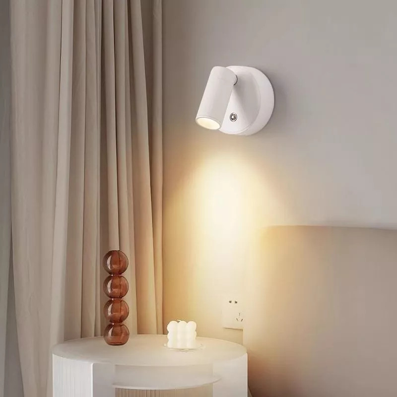 Magnetic Base Led Wireless Wall Light USB Rechargeable Wall Mounted Cabinet Spotlight Touch Lamp