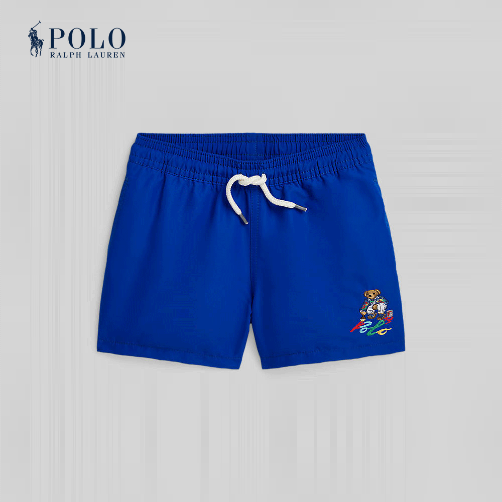 Polo Ralph Lauren Kids Boys Trunks-Traveler Polo Bear Swim Trunk CWPOSWMBCX20077 400 Blue ราคา 5,500 บาท*ส่งฟรี