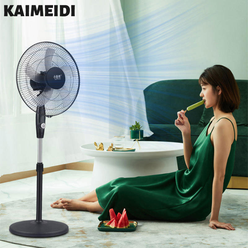 Kaimeidi Quạt Điện Quạt sàn Quạt điện sàn nhà đứng điều khiển từ xa dọc lắc đầu im lặng Quạt sàn
