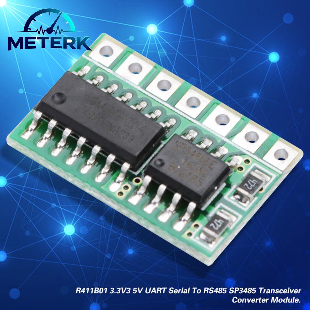 Meterk Transceiver Converter โมดูลควบคุมอัตโนมัติ RS485 SP3485 UART Serial R411B01 Transceiver Converter โมดูลสำหรับ RS485 อุณหภูมิ ราคา 78 บาท*ส่งฟรี