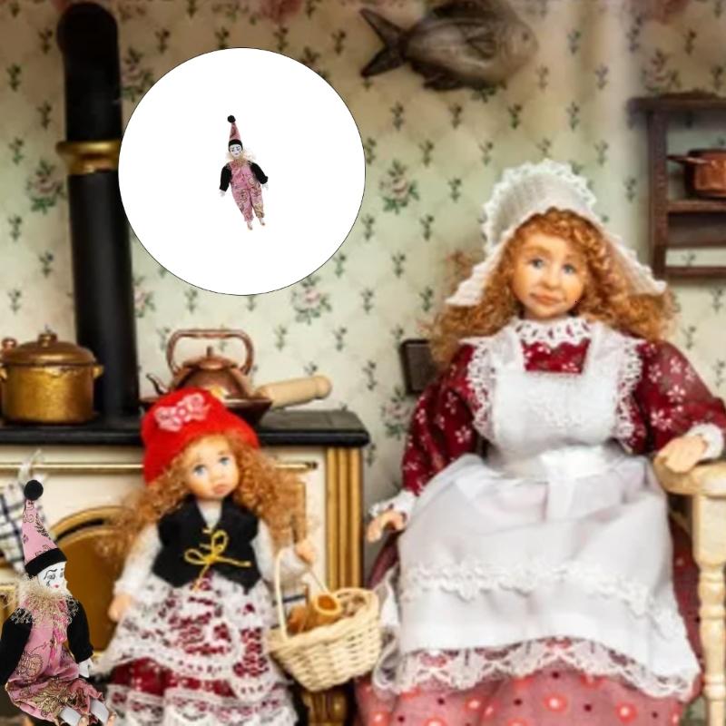 Sưu Tập Gốm Chú Hề búp bê mô hình Với vẽ tay Thiết Kế Bàn Đồng Hành poseable Hình Cho Người Lớn Trẻ Em Collector