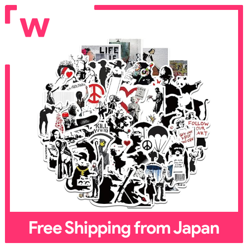 Thiết lập của 67 dán dán banksy Đề-can chống thấm nước phong cách mát mẻ phổ biến laptop máy tính máy tính Snowboard ván trượt vali hành lý Guitar chai nước vỏ điện thoại ván trượt xe ô tô xe đạp xe mô tô Mũ bảo hiểm vv.