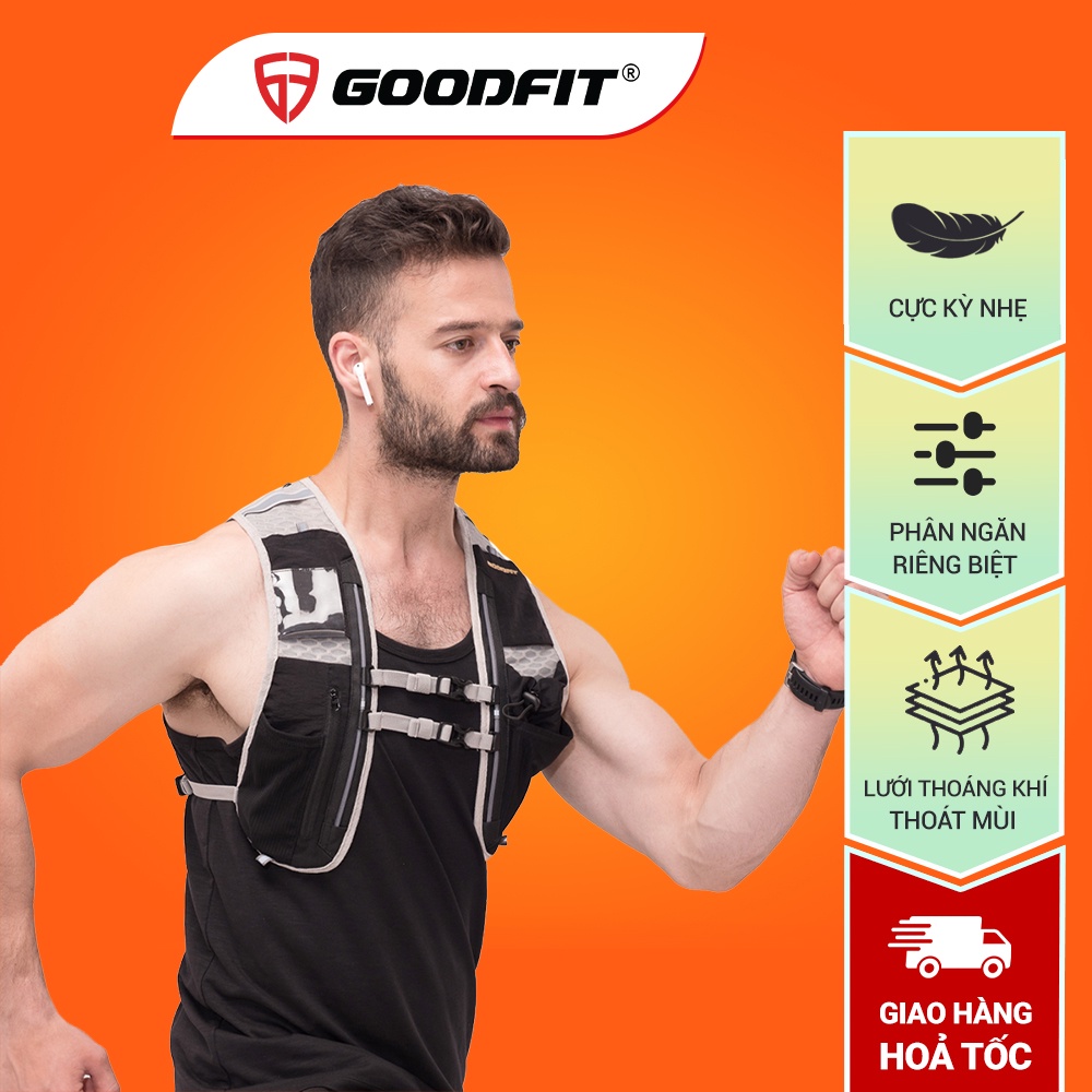 Vest nước, balo chạy bộ GoodFit GF301RV