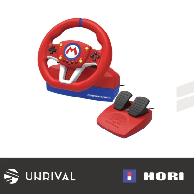 Hori Nintendo Switch NSW-204A MARIOKART Racing Wheel Pro Mini Red - Unrival