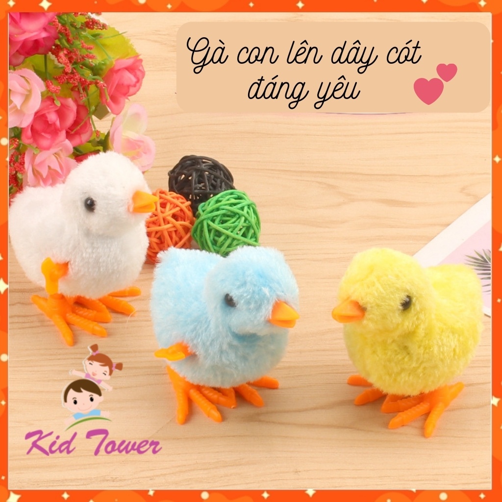Gà con đồ chơi vặn cót cực đáng yêu cho bé