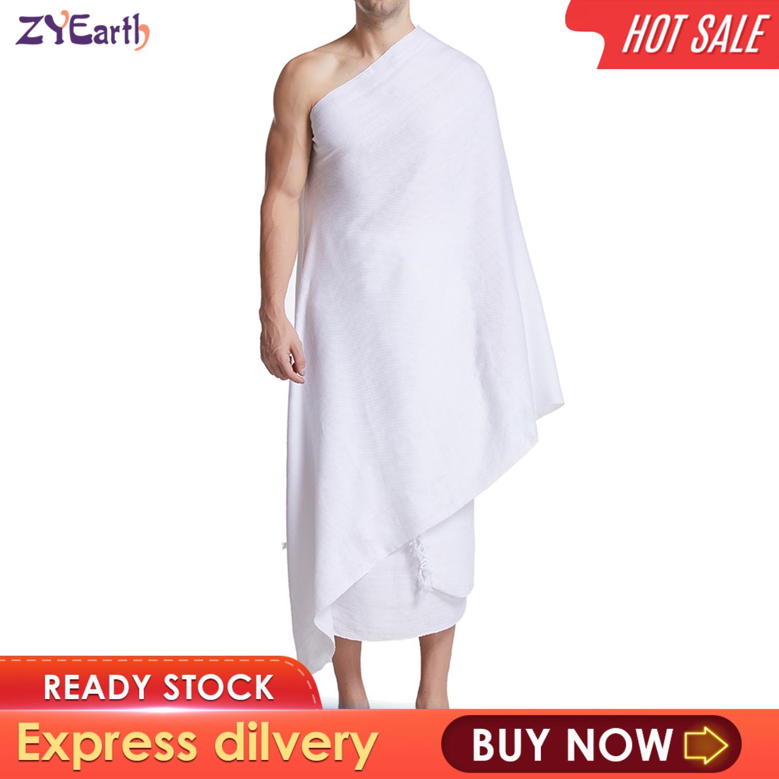Zyeearth 2 cái hồi giáo hajj khăn thanh lịch bền Khăn choàng dài cầu nguyện thờ phượng khăn choàng