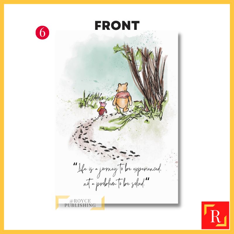 [2 in 1] 2027 Winnie-The-Pooh Classic Monthly Planner + Weekly Planner / Notebook-(A5 | 120 pages)|ROYCE PUBLISHING