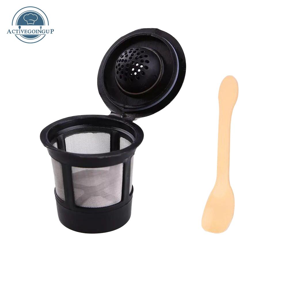 1/2/3/4/6pcs tái sử dụng K-cup thân thiện với môi k cup Pod phin cà phê thay thế phin cà phê cốc lọc cho keurig Máy pha cà phê