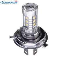 H4 Super White LED Headlight Bulb 6000-6500K High Low Beam Driving Running Lamp IP67 Waterproof LED Fog Lamp 4000LM