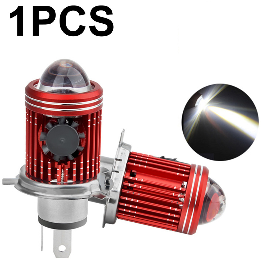 10000LM H4 12V LED Bóng đèn pha xe máy moto spotlights CSP ống kính trắng Hi lo đèn sc-ooter phụ kiện đèn sương mù