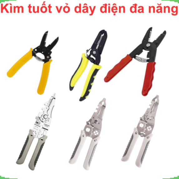 Kìm tuốt vỏ dây điện đa năng ||