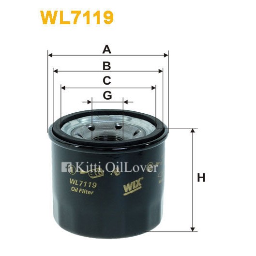Wix oil filter WL7563 WL7119 Toyota Avanza 1.3 1.5 Suzuki Jimny Swift 1.2 2012 AZF412 สวิฟท์ Ciaz เซียส 1651058M00 ราคา 92 บาท*ส่งฟรี