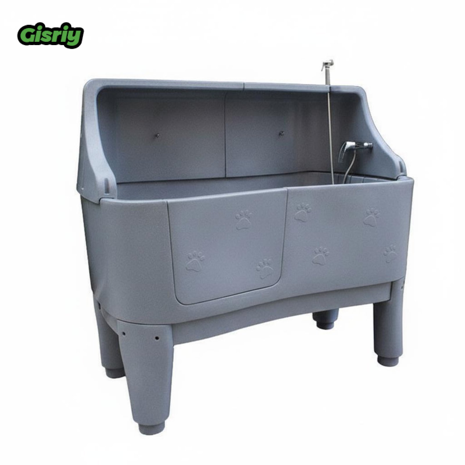 MagiDeal Sliding Door Entry Large Dog Grooming Tub Adjustable Height Feet Plastic Dog Wash Tub Single-Piece Construction Professional Pet Bathtub Removable Divider for Veterinary Medical Facility ราคา 47,000 บาท*ส่งฟรี