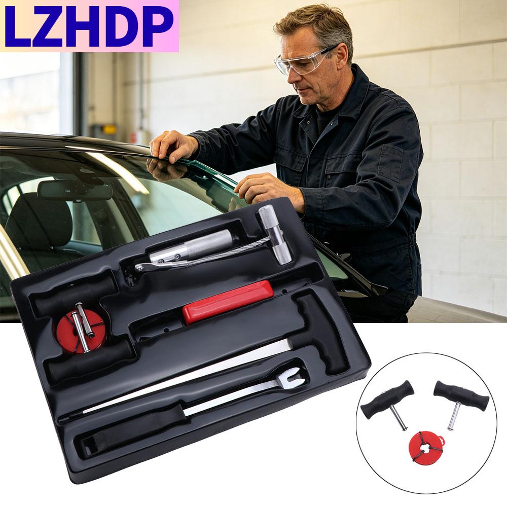 LZHDP Công suất cao Dụng cụ tháo kính ô tô Thép hợp kim Phổ quát Dụng cụ lắp đặt kính chắn gió Phụ tùng sửa chữa Ngăn ngừa rỉ sét Công cụ loại bỏ kính Sửa chữa ô tô Giá 620,312 Đồng*Miễn phí vận chuyển