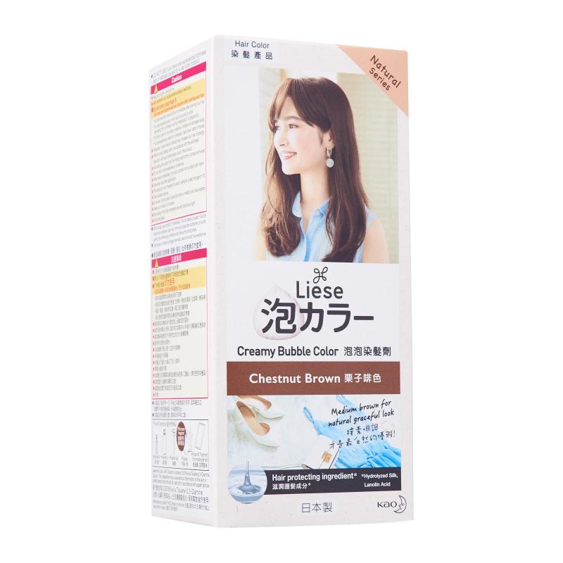 Buy Liese Natural Series Creamy Bubble Hair Color Chestnut Brown Singapore