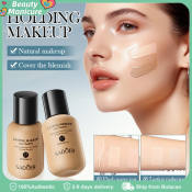 New Liquid Foundation Strong Oil Control Nude Makeup Long-Lasting Waterproof Liquid Foundation