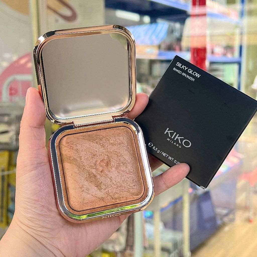 Phấn Kiko Milano Silky Glow Baked Bronzer 8.5g