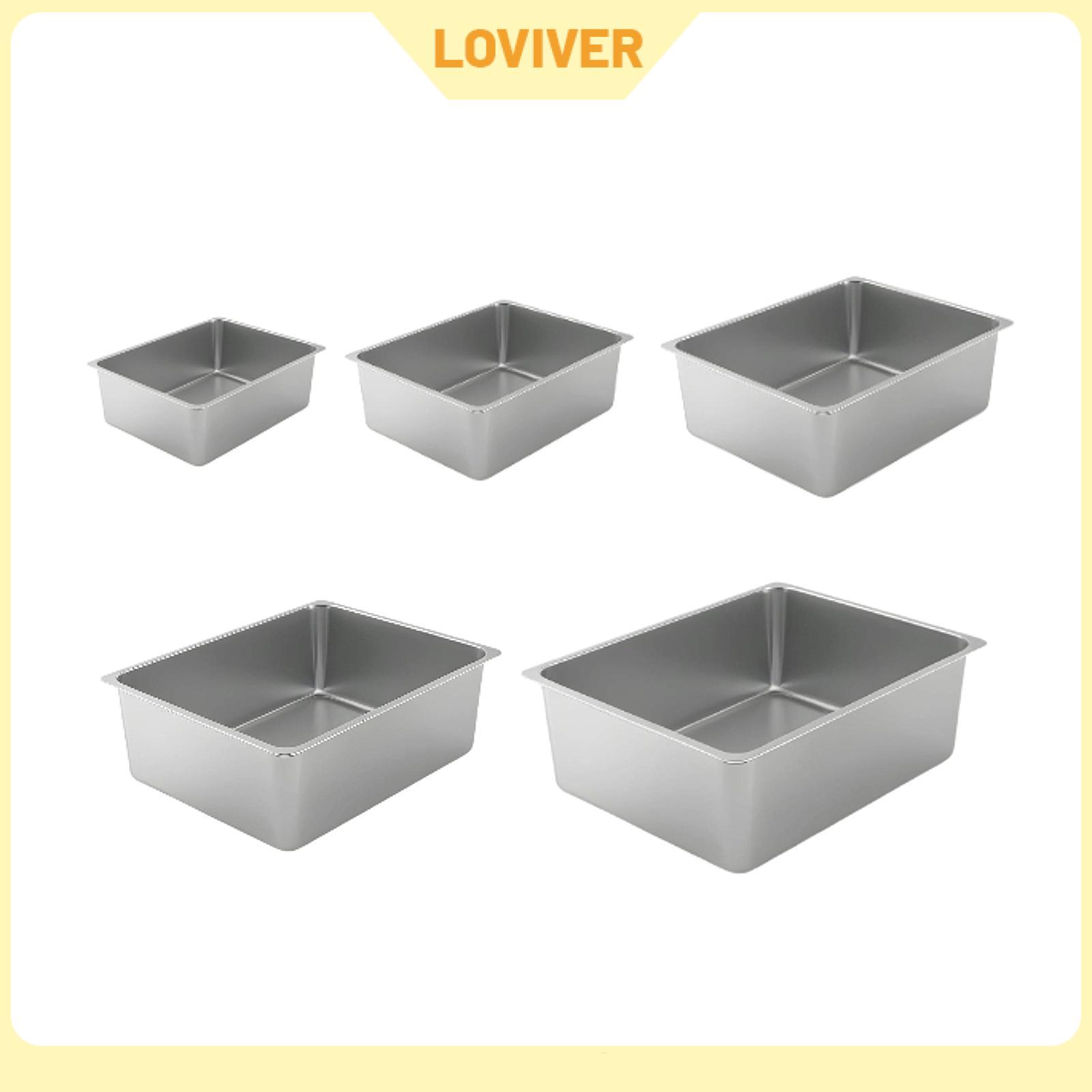 Stainless Steel Litter Box Kitten Open Potty Pan Cat Toilet High Side Portable Pet Supplies Kitty Litter Pan Metal Litter Box ราคา 1,440 บาท*ส่งฟรี