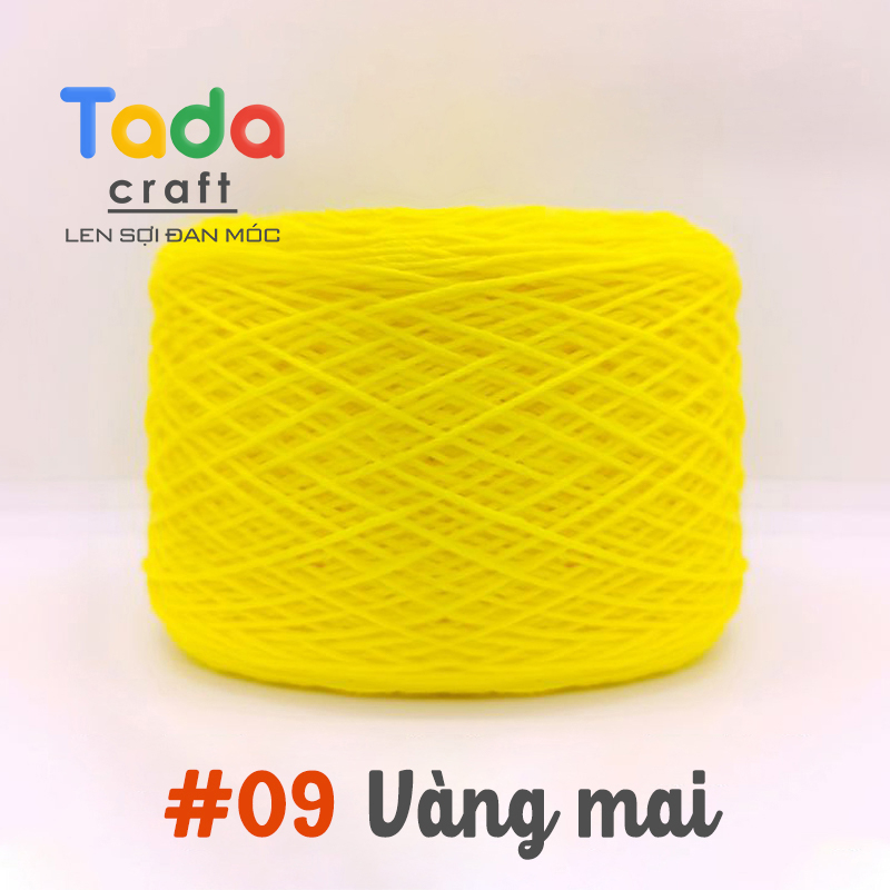 Sợi Cotton Việt Nam 1mm cuộn 100g (Mã màu 01 đến 50)