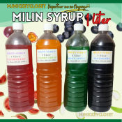 Milin 1L Concentrated Fruit Syrup for Tea and Milk Tea