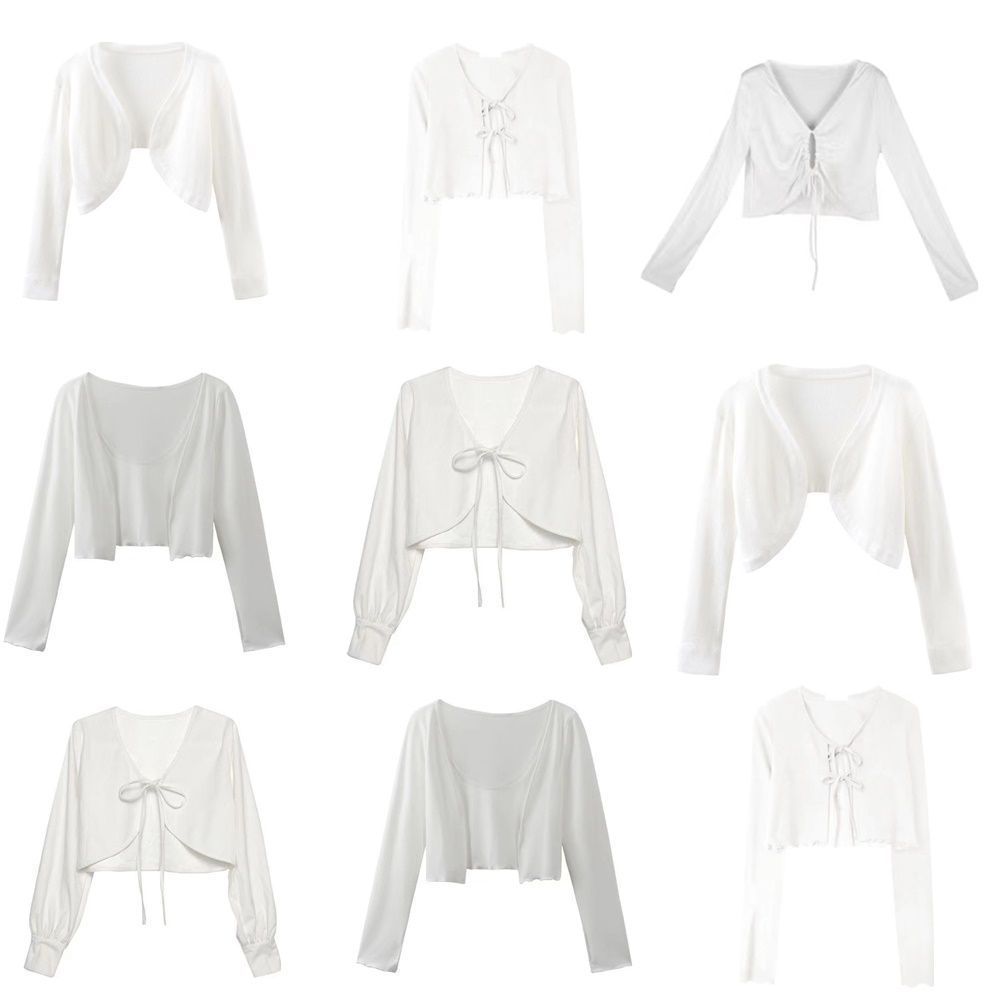 Áo cardigan Khăn choàng nữ áo khoác chống nắng mùa hè Áo khoác nữ mỏng