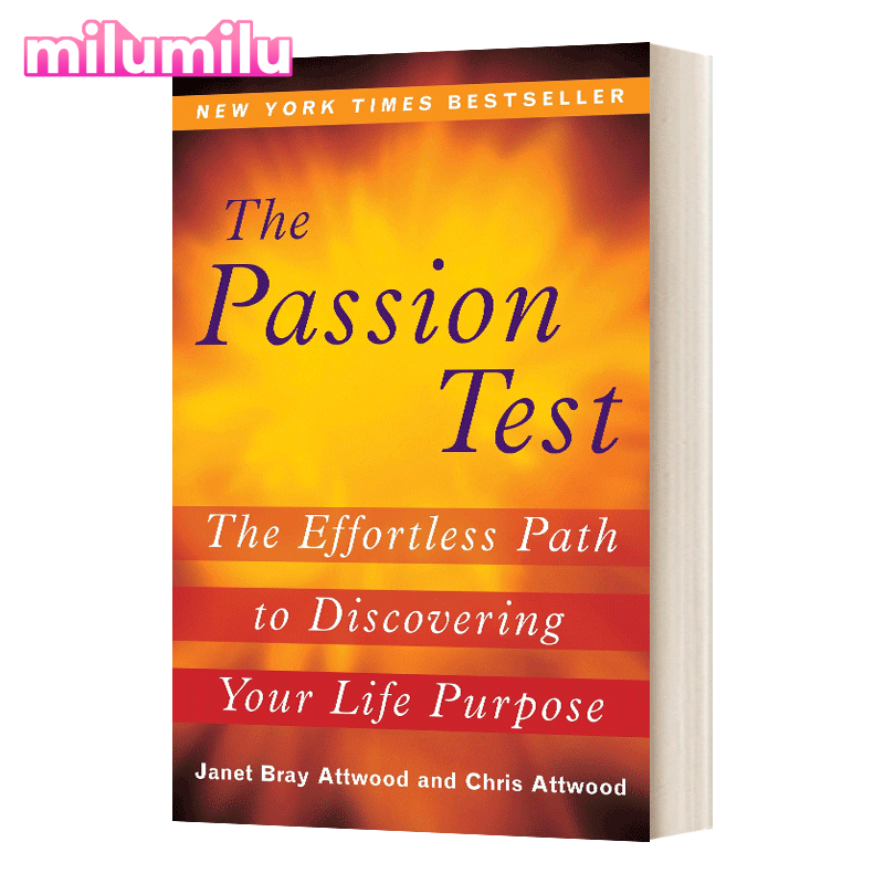 Milu The Passion Test Original English Books Harga  90 Ringgit*Penghantaran Percuma