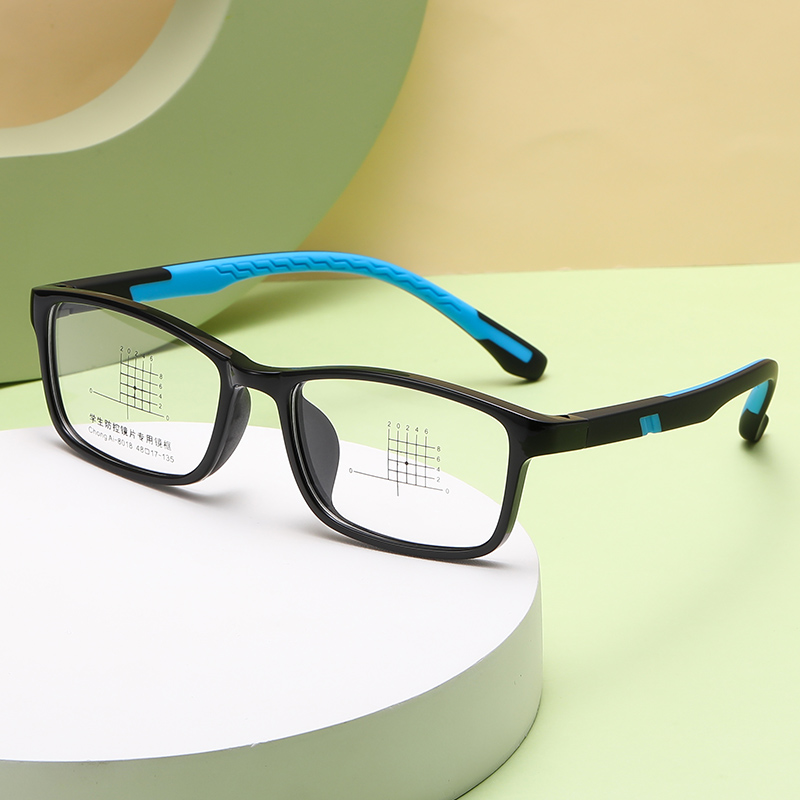 CA8018 1pc PC Rectangle Frame Good Quality Colorful Fashion Children's Unisex Glass Frame ราคา 250 บาท*ส่งฟรี