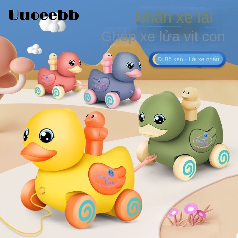 Nhấn Quán Tính Little Yellow Duck Xe Đồ Chơi Trẻ Em Phù Hợp Với Trẻ Em Từ 1-6 Tuổi