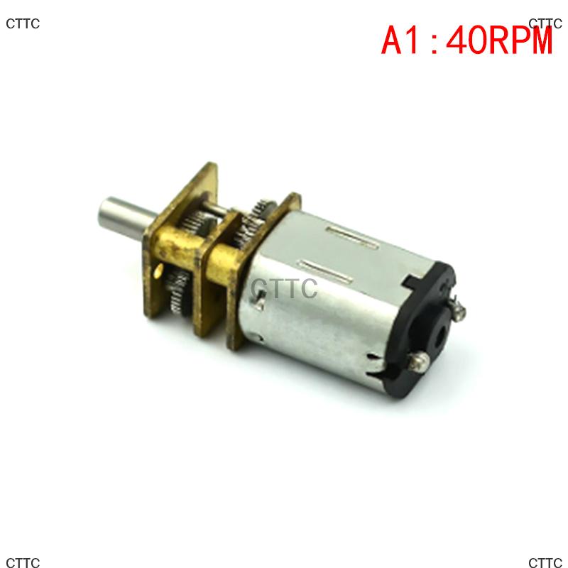 {keluan} Micro N20 Bánh Động Cơ Tốc Độ Chậm Kim Loại Hộp Số Giảm Tốc Động Cơ Điện Tự Làm Đồ Chơi - 2