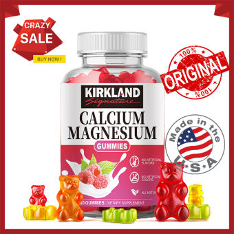 Kẹo Dẻo Canxi hữu cơ canxi, magie, kẽm Calcium Citrate Magnesium And Zinc Canxi hữu cơ cho người lớn KIRKLAND