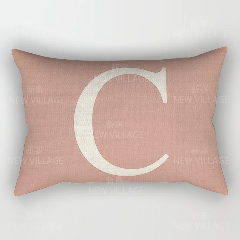 (CC-feature) Home Decor 26 Letter Alphabet Pillowcase autumn decoration pillow cushion cover decorations throw pillow covers30*50 40x60 50*70