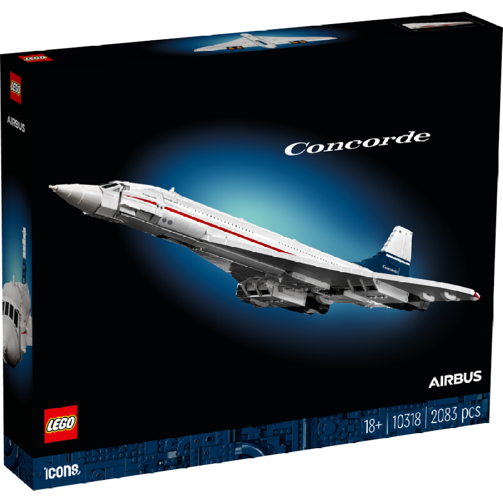 [100% chính hãng] LEGO Icons 10318 Concorde18+  (2083 pcs) LEGO lắp ráp đồ chơi