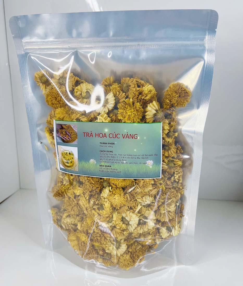 Trà Hoa cúc vàng (Hoa cúc vàng khô) - Gói 200gr Nước Trà Chè