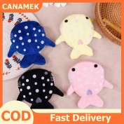CANAMEK New Cartoon Plush Shark Coin Purse Zero Wallet Plush Animal Wallet For Kids Zipper Coin Bag Cute Pendant Data Cable Bag Gift
