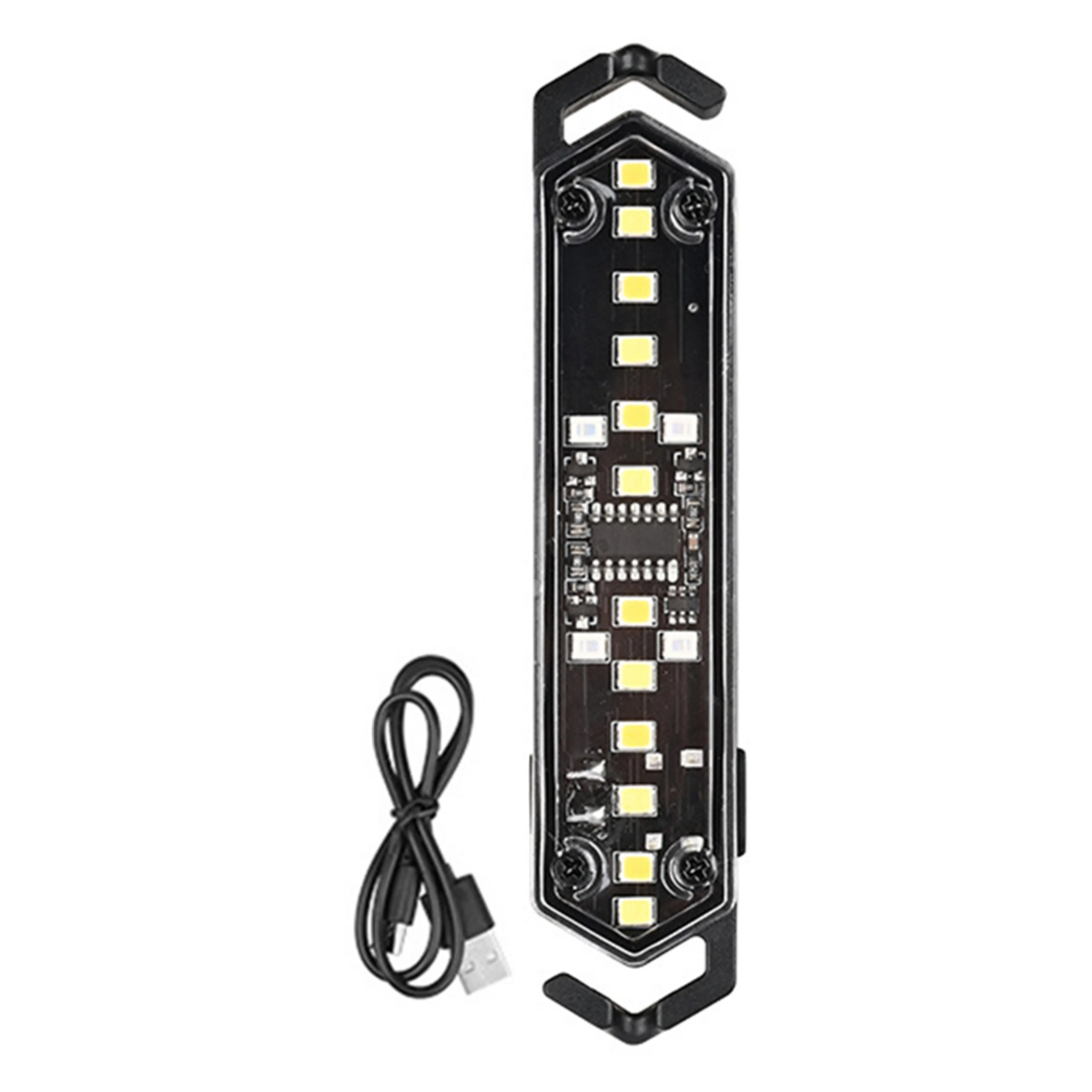 【Chinatera】 Wind Rope Buckle Light Type-C Charging Wind Rope Warning Light Stepless Dimming Wind Rope Decoration Light Camping Gear